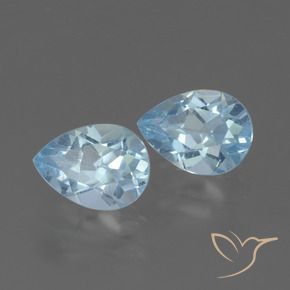 Shop natural 1.70ct Bleu ciel Topaze gems, En forme de poire, from Brésil at GemSelect. In stock, global shipping!