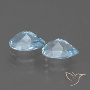 Shop natural 1.70ct Bleu ciel Topaze gems, En forme de poire, from Brésil at GemSelect. In stock, global shipping!