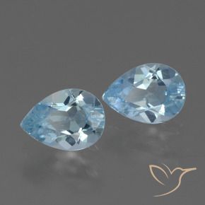 Shop natural 1.66ct Bleu ciel Topaze gems, En forme de poire, from Brésil at GemSelect. In stock, global shipping!