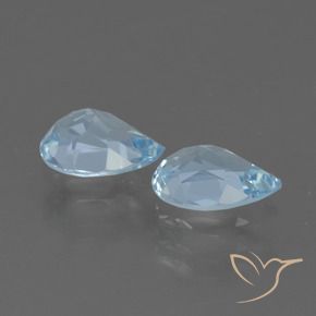 Shop natural 1.58ct Bleu ciel Topaze gems, En forme de poire, from Brésil at GemSelect. In stock, global shipping!