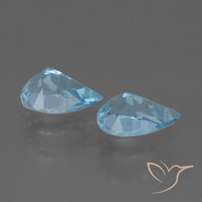 Shop natural 1.55ct Bleu ciel Topaze gems, En forme de poire, from Brésil at GemSelect. In stock, global shipping!