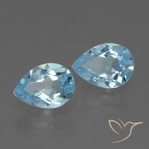 Shop natural 1.72ct Bleu ciel Topaze gems, En forme de poire, from Brésil at GemSelect. In stock, global shipping!