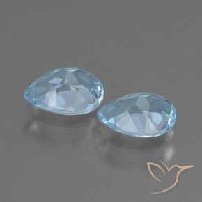 Shop natural 1.79ct Bleu ciel Topaze gems, En forme de poire, from Brésil at GemSelect. In stock, global shipping!