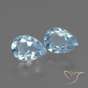 Shop natural 1.67ct Bleu ciel Topaze gems, En forme de poire, from Brésil at GemSelect. In stock, global shipping!