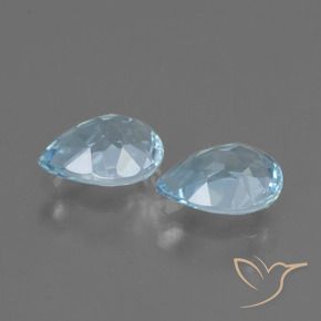 Shop natural 1.69ct Bleu ciel Topaze gems, En forme de poire, from Brésil at GemSelect. In stock, global shipping!