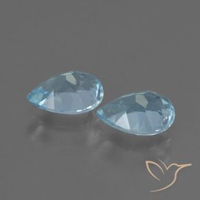 Shop natural 1.66ct Bleu ciel Topaze gems, En forme de poire, from Brésil at GemSelect. In stock, global shipping!