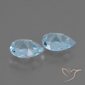 Shop natural 1.49ct Bleu ciel Topaze gems, En forme de poire, from Brésil at GemSelect. In stock, global shipping!