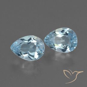 Shop natural 1.68ct Bleu ciel Topaze gems, En forme de poire, from Brésil at GemSelect. In stock, global shipping!
