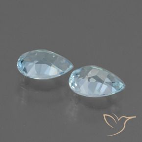 Shop natural 1.68ct Bleu ciel Topaze gems, En forme de poire, from Brésil at GemSelect. In stock, global shipping!