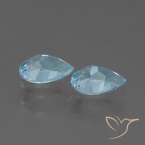 Shop natural 1.60ct Bleu ciel Topaze gems, En forme de poire, from Brésil at GemSelect. In stock, global shipping!