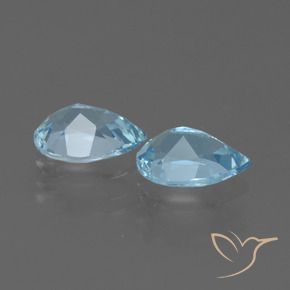 Shop natural 1.65ct Bleu ciel Topaze gems, En forme de poire, from Brésil at GemSelect. In stock, global shipping!