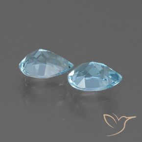 Shop natural 1.65ct Bleu ciel Topaze gems, En forme de poire, from Brésil at GemSelect. In stock, global shipping!