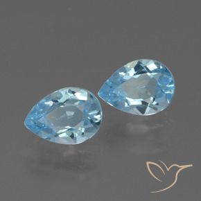 Shop natural 1.65ct Bleu Suisse Topaze gems, En forme de poire, from Brésil at GemSelect. In stock, global shipping!