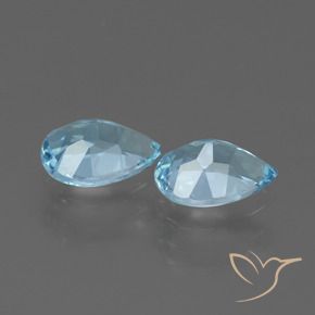 Shop natural 1.65ct Bleu Suisse Topaze gems, En forme de poire, from Brésil at GemSelect. In stock, global shipping!