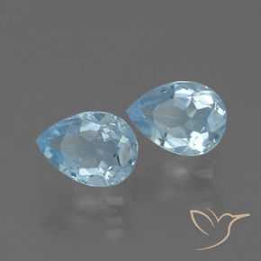 Shop natural 1.72ct Bleu ciel Topaze gems, En forme de poire, from Brésil at GemSelect. In stock, global shipping!