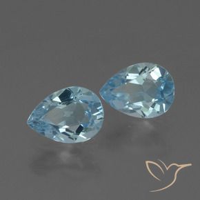Shop natural 1.75ct Bleu ciel Topaze gems, En forme de poire, from Brésil at GemSelect. In stock, global shipping!