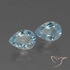 Shop natural 1.74ct Bleu ciel Topaze gems, En forme de poire, from Brésil at GemSelect. In stock, global shipping!