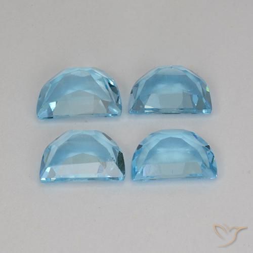 Shop natural 3.80ct Bleu ciel Topaze gems, Fantaisie, from Brésil at GemSelect. In stock, global shipping!