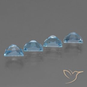 Shop natural 3.87ct Bleu ciel Topaze gems, Fantaisie, from Brésil at GemSelect. In stock, global shipping!