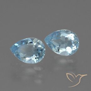 Shop natural 1.76ct Bleu ciel Topaze gems, En forme de poire, from Brésil at GemSelect. In stock, global shipping!