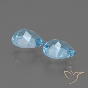 Shop natural 1.79ct Bleu ciel Topaze gems, En forme de poire, from Brésil at GemSelect. In stock, global shipping!