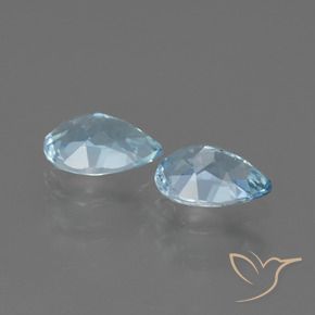 Shop natural 1.53ct Bleu ciel Topaze gems, En forme de poire, from Brésil at GemSelect. In stock, global shipping!