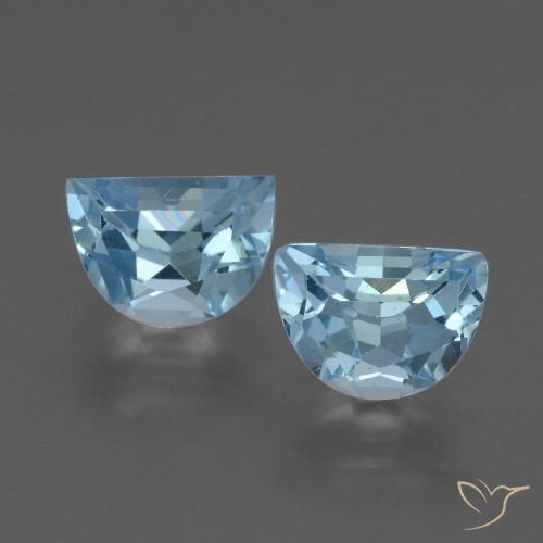 2.16ctw Naturel Bleu ciel Topaze, Fantaisie, VVS-VS