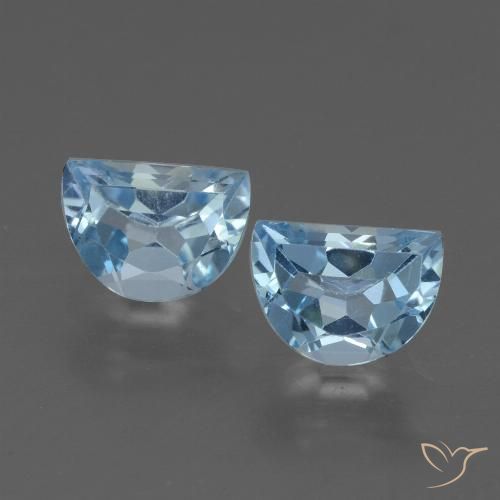 2.01ctw Naturel Bleu ciel Topaze, Fantaisie, VS