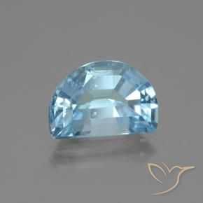Topaze Bleu ciel naturelle Fantaisie, 4.54 ct, VVS-VS