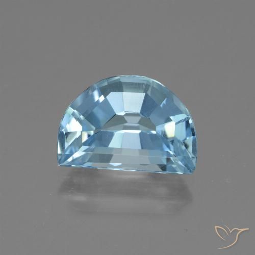 4.94ct Naturel Bleu ciel Topaze, Fantaisie, VVS-VS