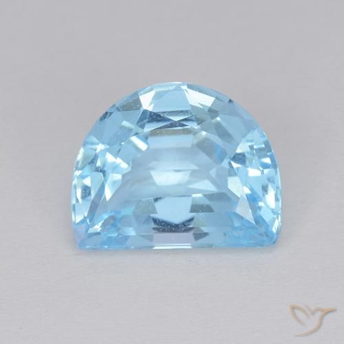 3.48ct Naturel Bleu ciel Topaze, Fantaisie, VVS