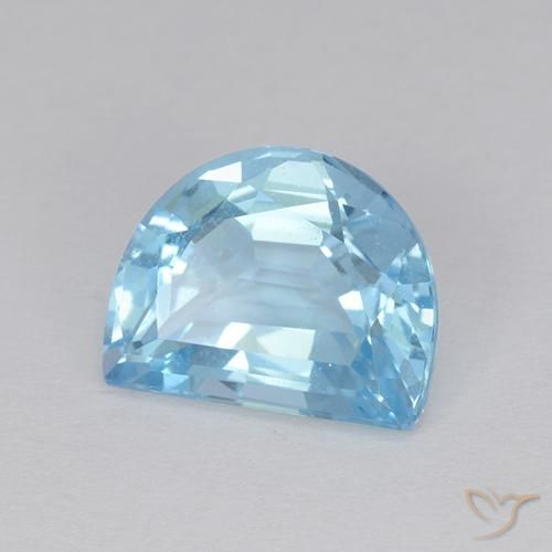 Topaze Bleu ciel naturelle Fantaisie, 3.48 ct, VVS