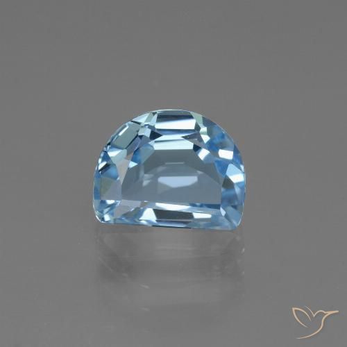 2.91ct Naturel Bleu ciel Topaze, Fantaisie, VVS