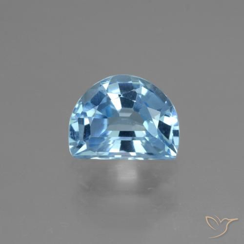2.70ct Naturel Bleu Suisse Topaze, Fantaisie, VVS