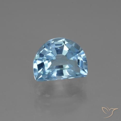 Topaze Bleu Suisse naturelle Fantaisie, 2.70 ct, VVS