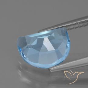 Topaze Bleu Suisse naturelle Fantaisie, 2.46 ct, VVS-VS