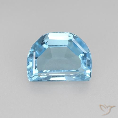 2.39ct Naturel Bleu ciel Topaze, Fantaisie, VVS-VS