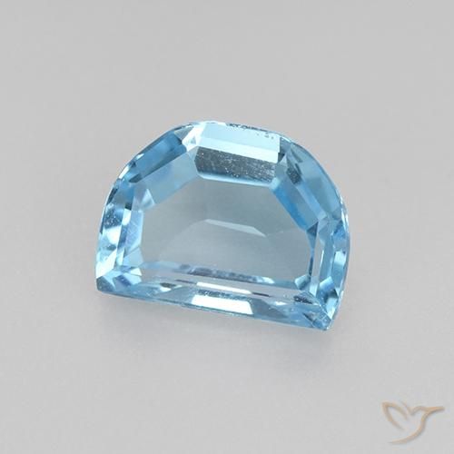 Topaze Bleu ciel naturelle Fantaisie, 2.39 ct, VVS-VS