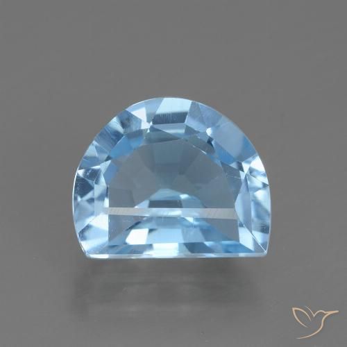2.27ct Naturel Bleu ciel Topaze, Fantaisie, VVS-VS
