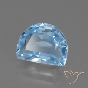Topaze Bleu Suisse naturelle Fantaisie, 2.63 ct, VVS