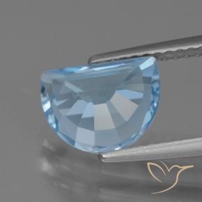 Topaze Bleu Suisse naturelle Fantaisie, 2.63 ct, VVS
