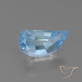 Topaze Bleu ciel naturelle Fantaisie, 1.49 ct, VVS