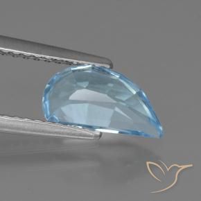 Topaze Bleu ciel naturelle Fantaisie, 1.49 ct, VVS