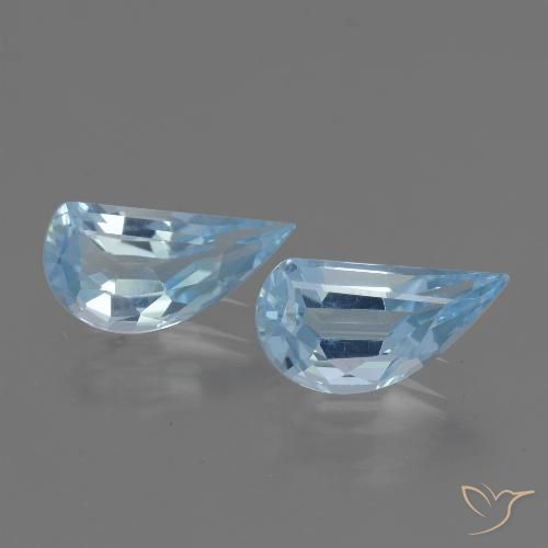 2.57ctw Naturel Bleu ciel Topaze, Fantaisie, VVS