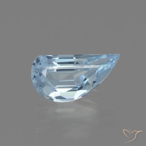 1.50ct Naturel Bleu Suisse Topaze, Fantaisie, VVS