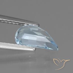 Topaze Bleu Suisse naturelle Fantaisie, 1.50 ct, VVS