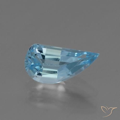 1.36ct Naturel Bleu ciel Topaze, Fantaisie, VVS
