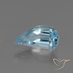 Topaze Bleu ciel naturelle Fantaisie, 1.36 ct, VVS