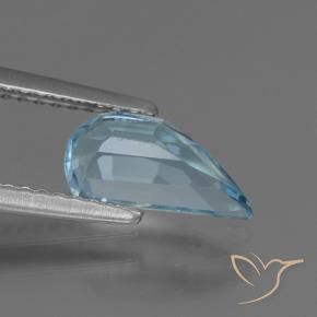 Topaze Bleu ciel naturelle Fantaisie, 1.36 ct, VVS