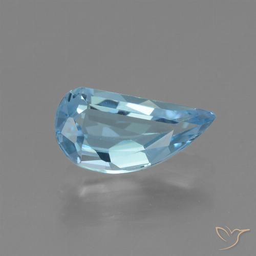 1.41ct Naturel Bleu ciel Topaze, Fantaisie, VVS